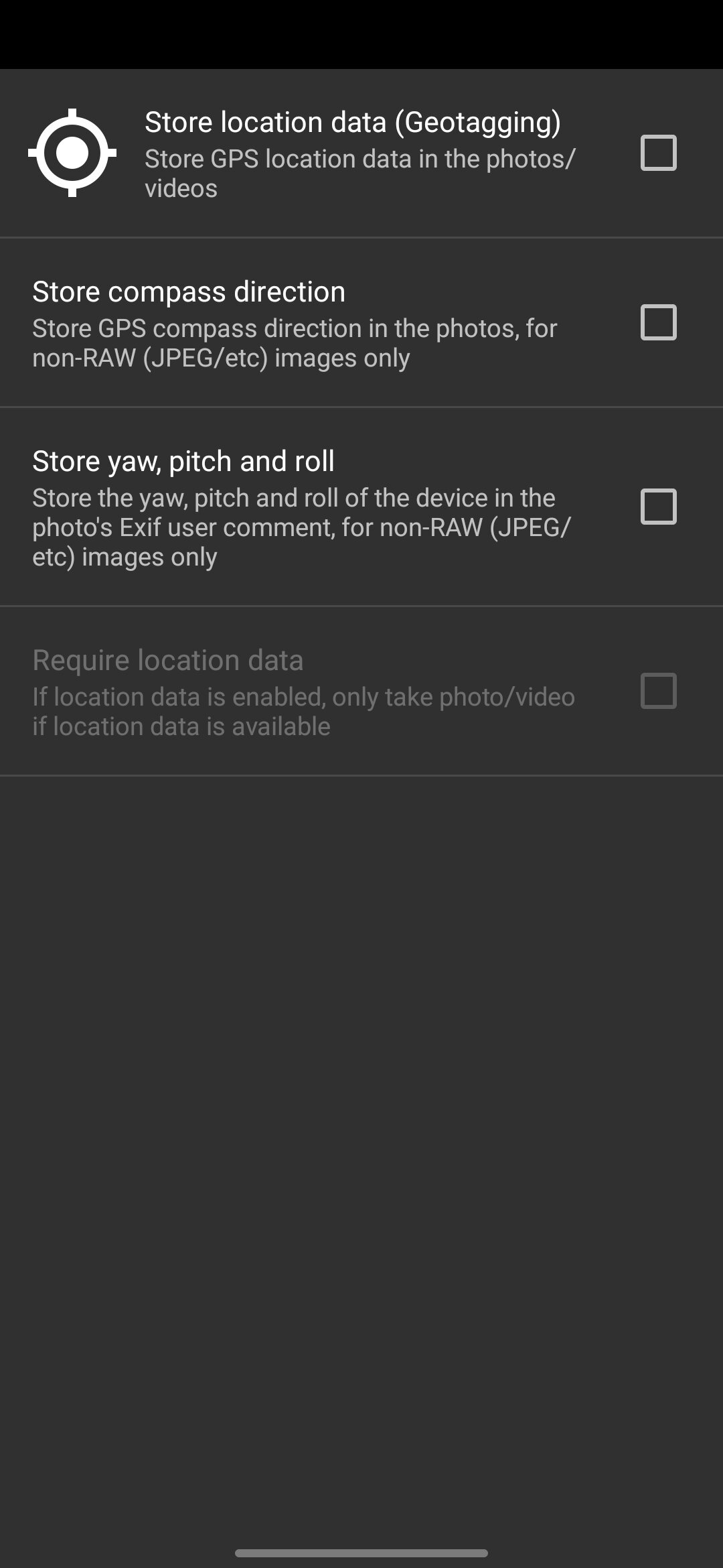Open Camera interface on Samsung Galaxy S25 (16)