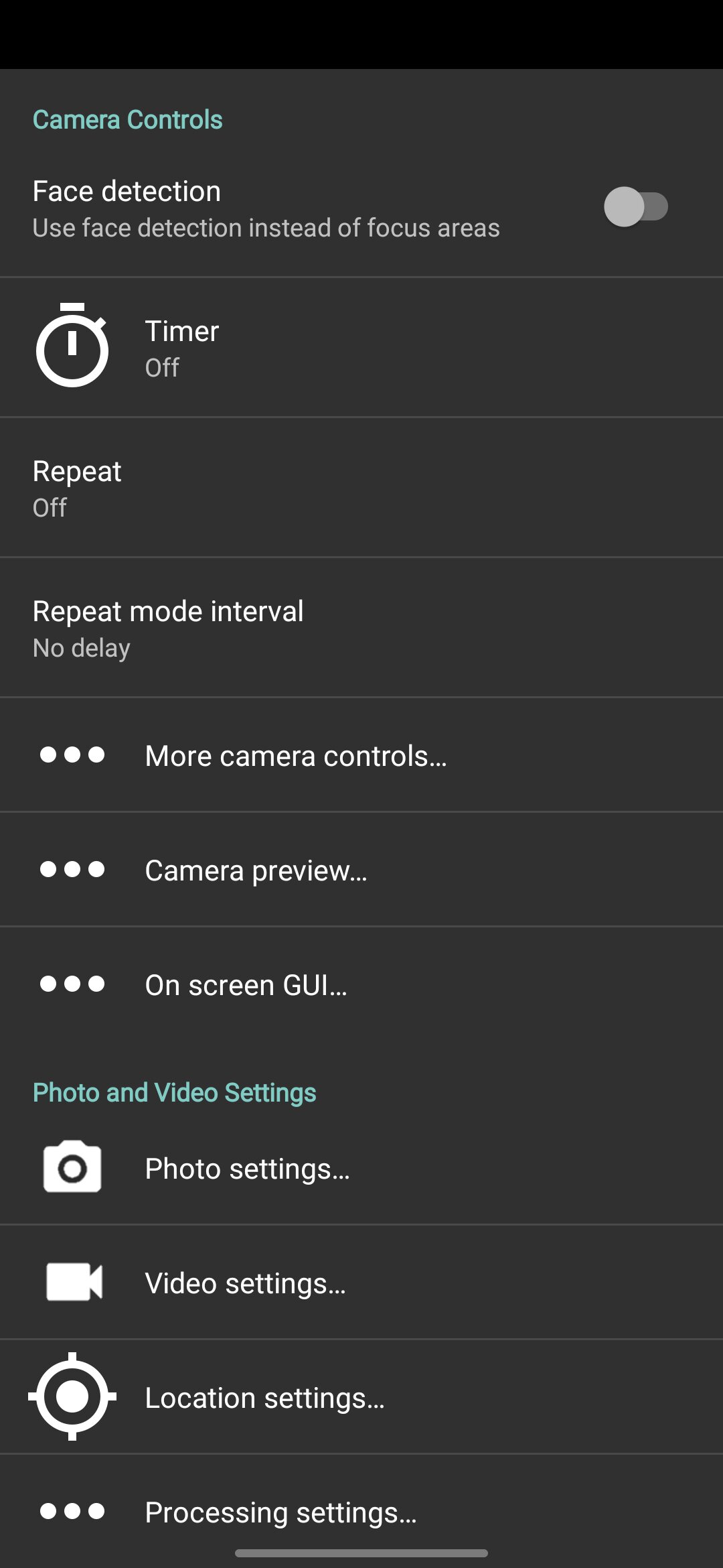 Open Camera interface on Samsung Galaxy S25 (3)