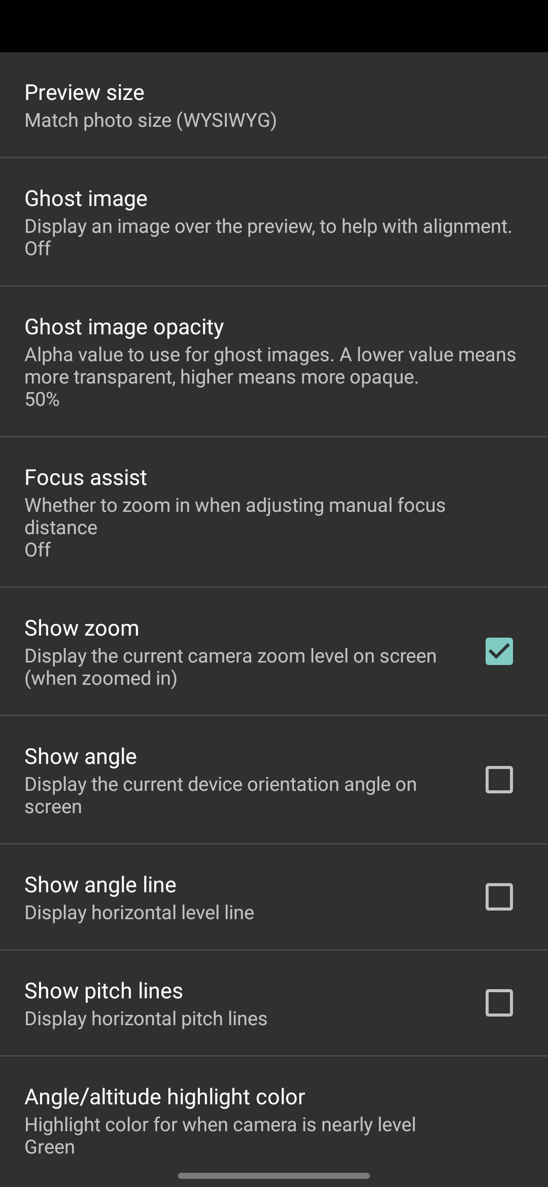 Open Camera interface on Samsung Galaxy S25 (5)