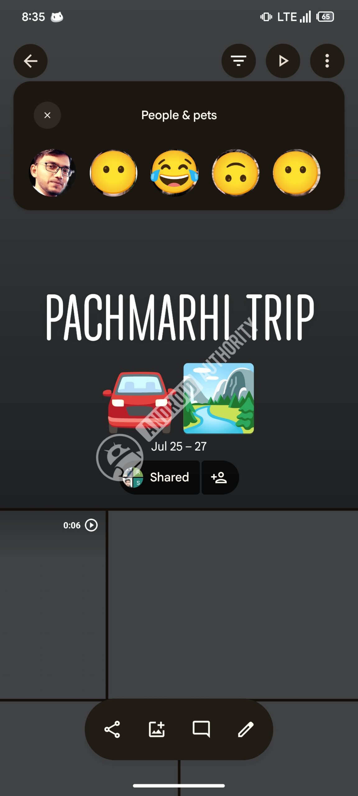 People and pets feature in Google Photos watermarked 2