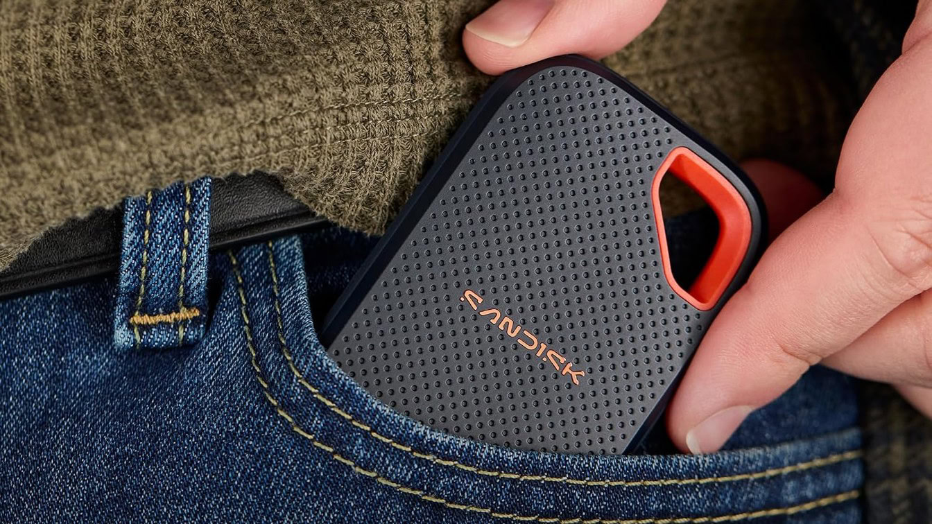 SANDISK 1TB Extreme Portable SSD Press Image SANDISK 1TB Extreme Portable SSD Press Image