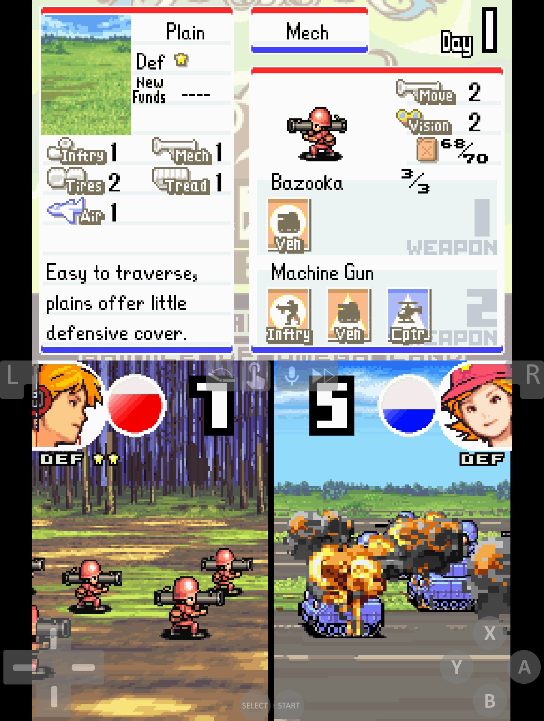 Samsung Galaxy Z Fold 8 Advance Wars DS emulator