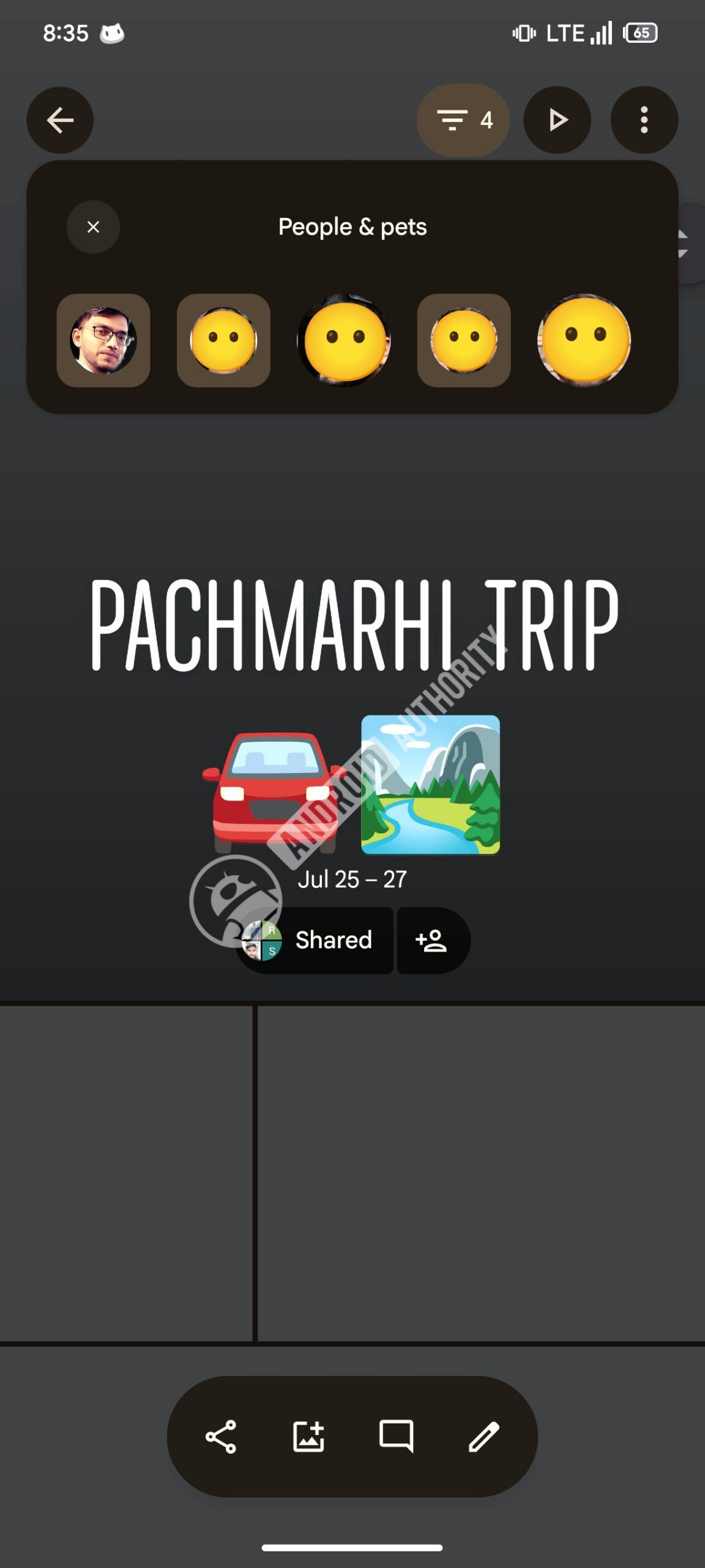 Search for people in Google Photos album watermarked 2
