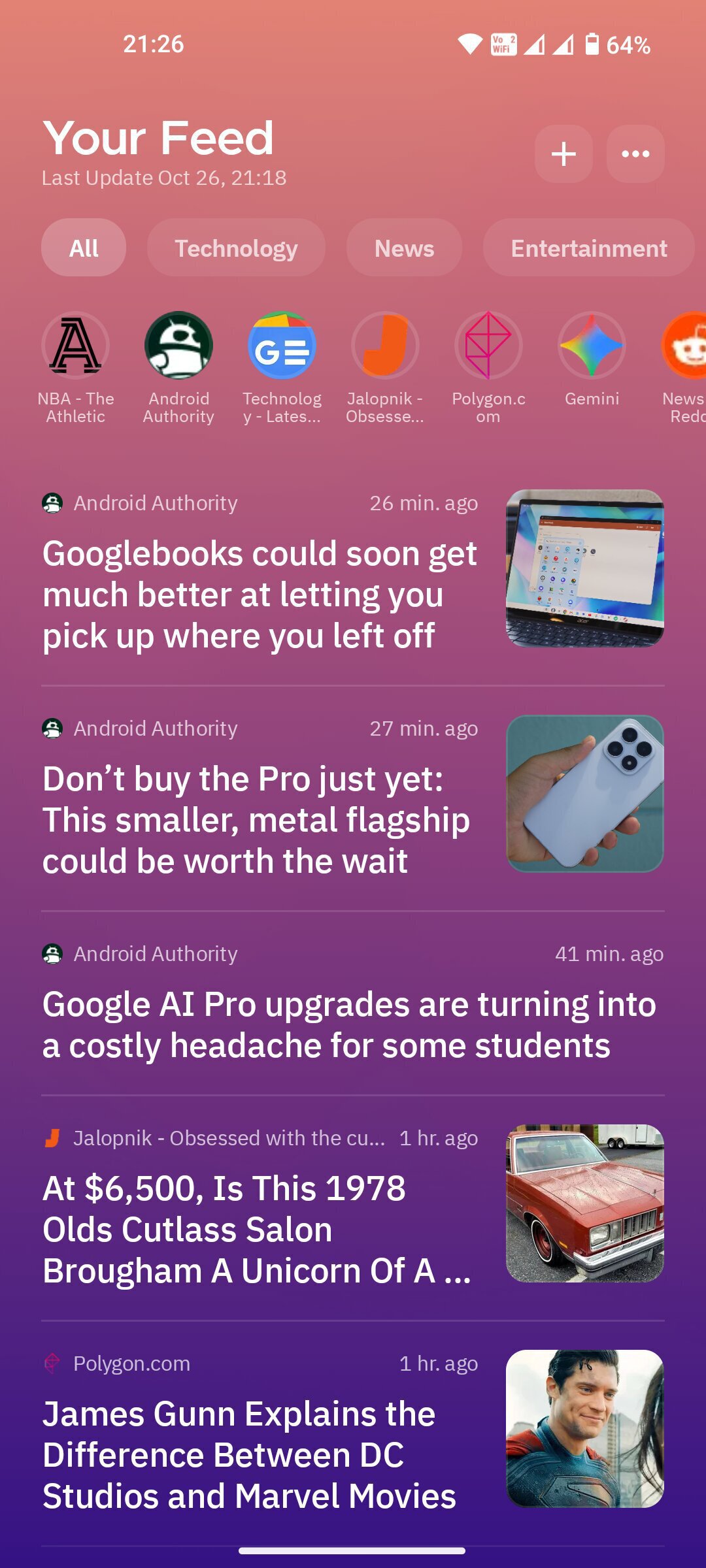 Smart Launcher interface on Android phone (3)