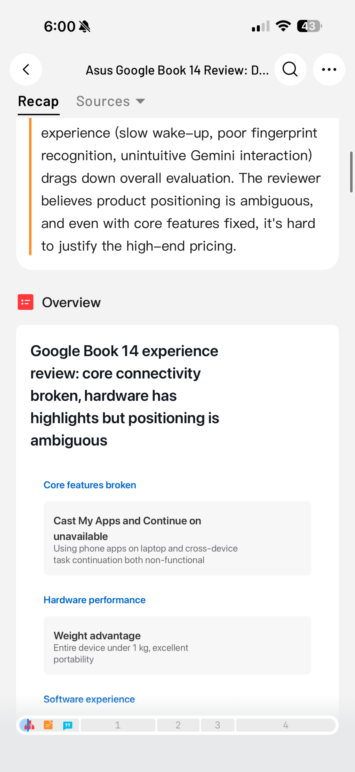 Soulog Sense screenshots for summary Googlebook 2