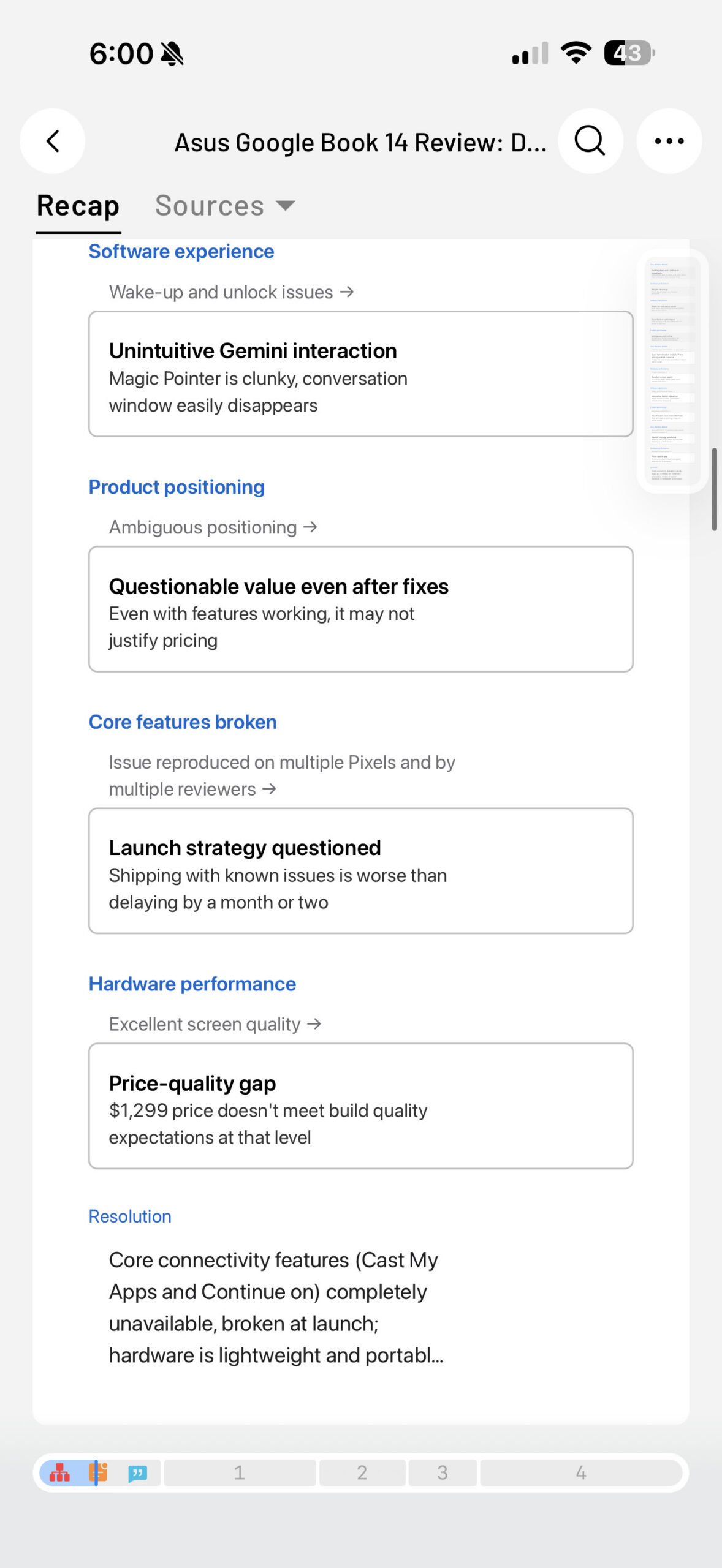 Soulog Sense screenshots for summary Googlebook 4