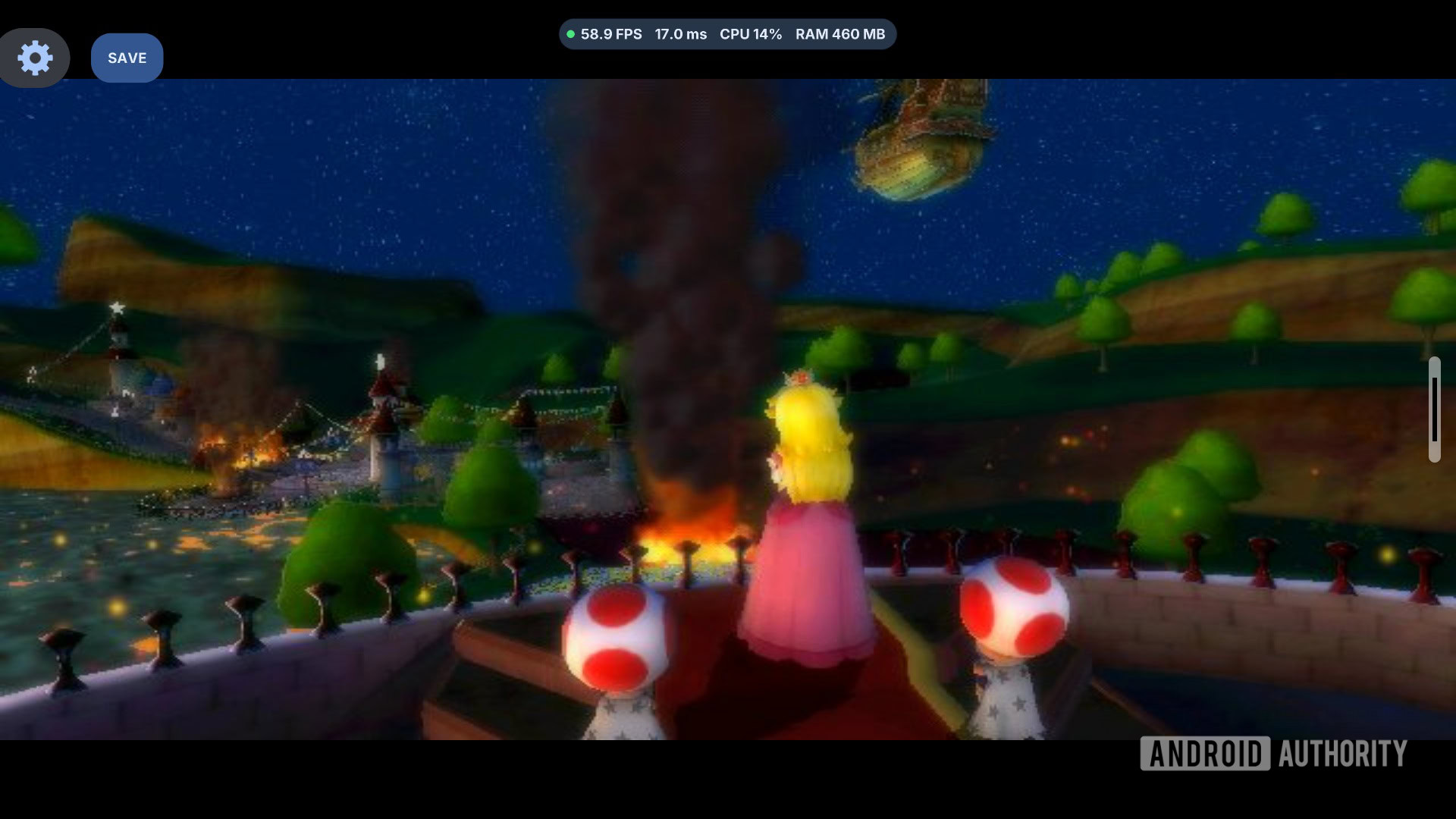Super Mario Galaxy unofficial Android port