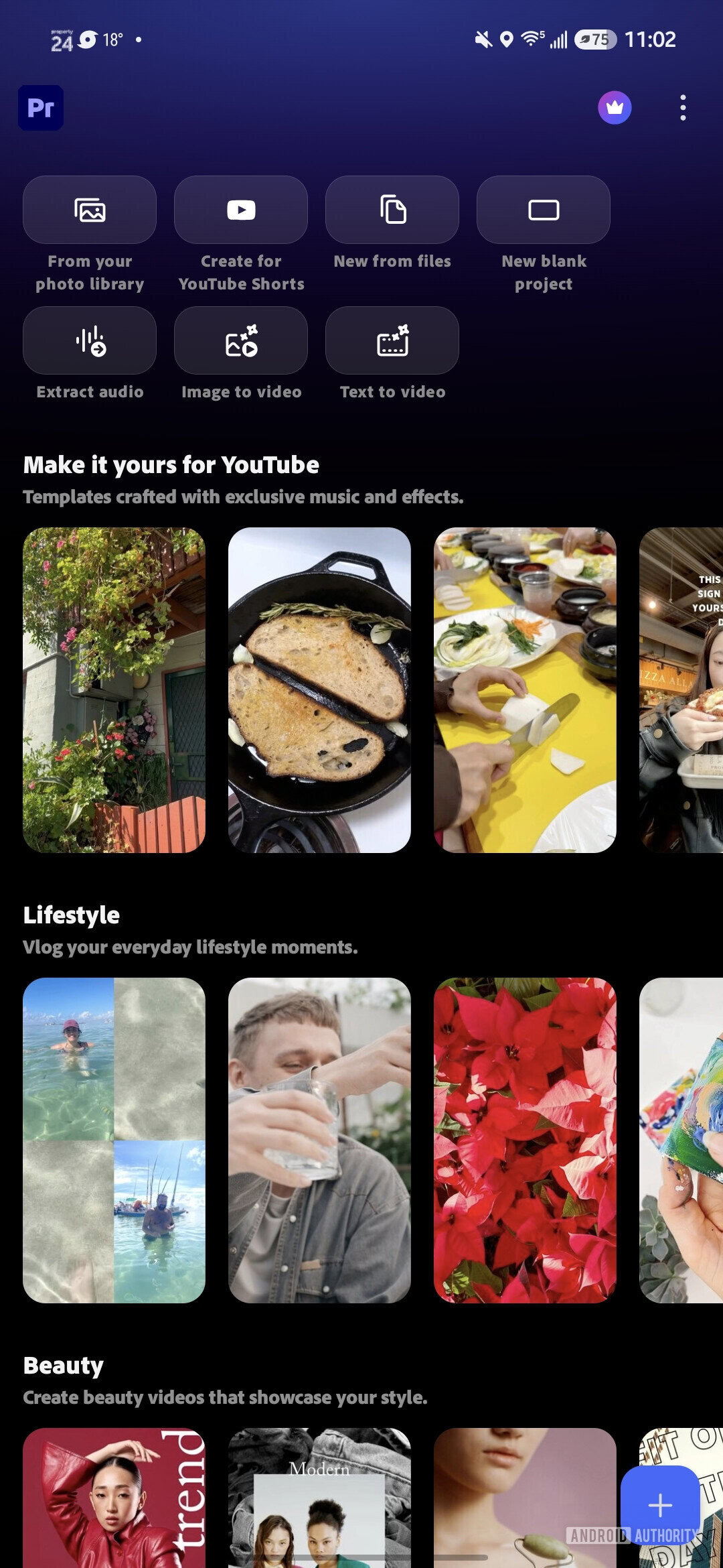 adobe premiere android app screenshot 2