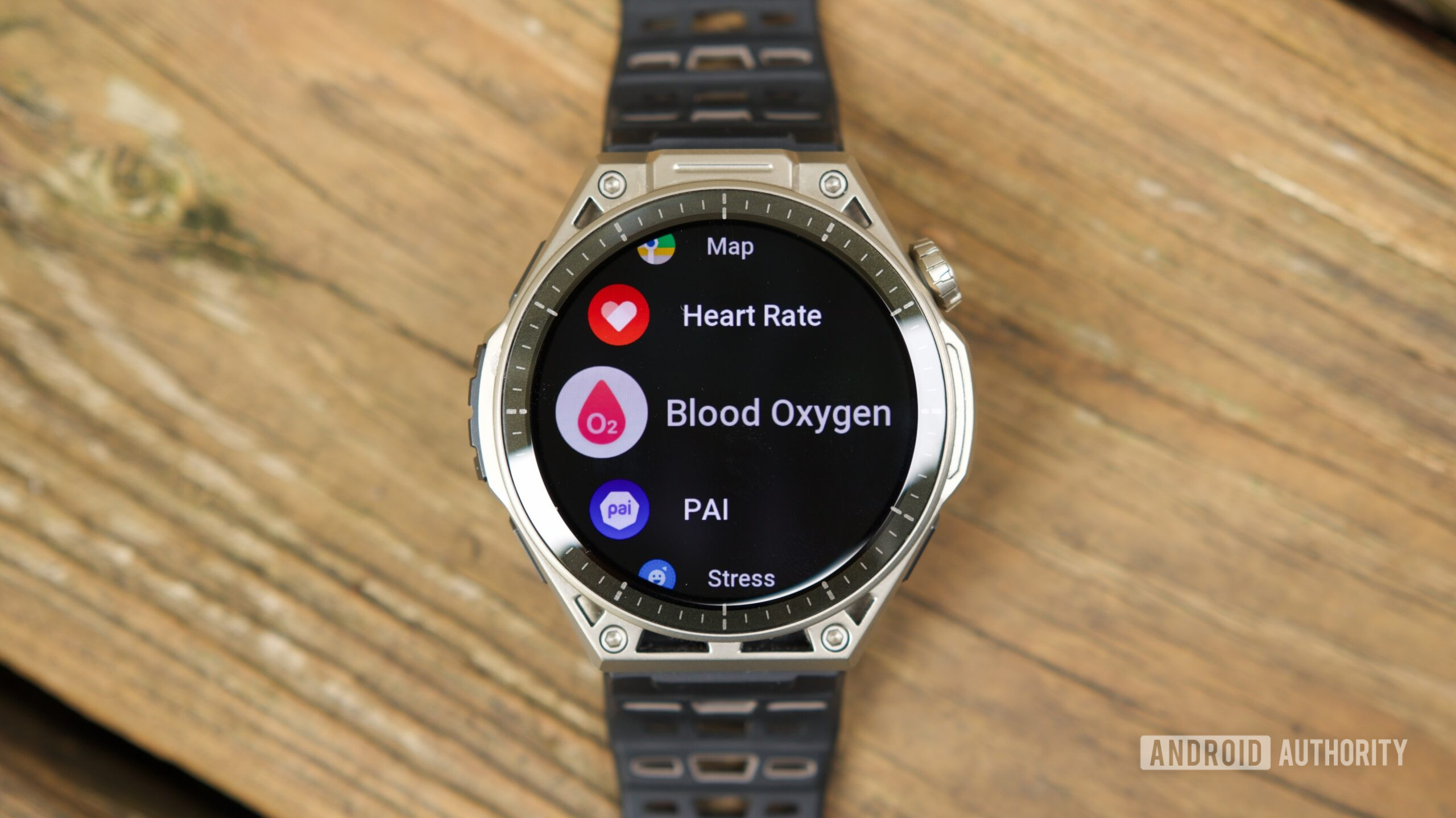 Amazfit Balance Ultra app menu.