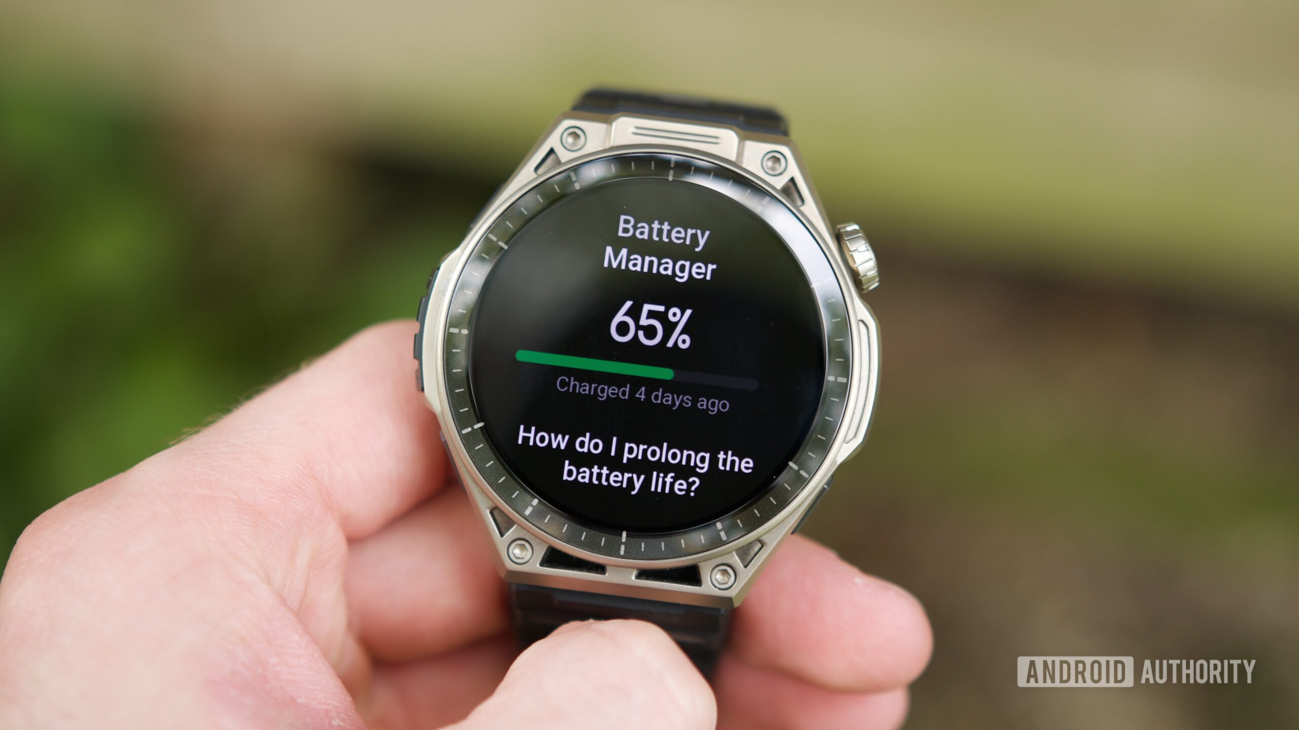 Amazfit Balance Ultra battery life page.