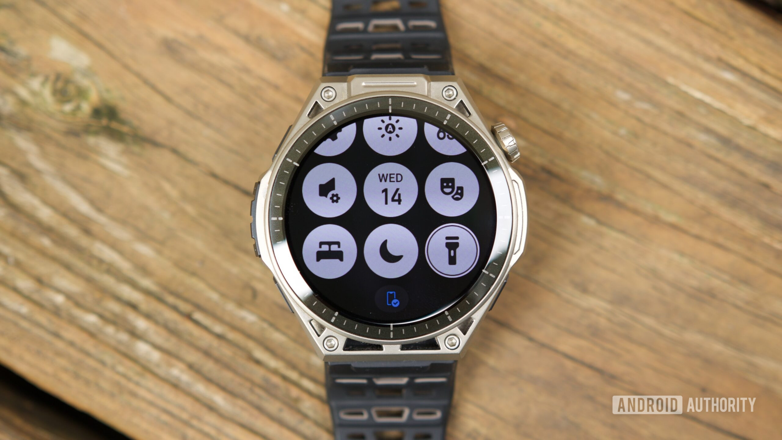 Amazfit Balance Ultra quick settings.