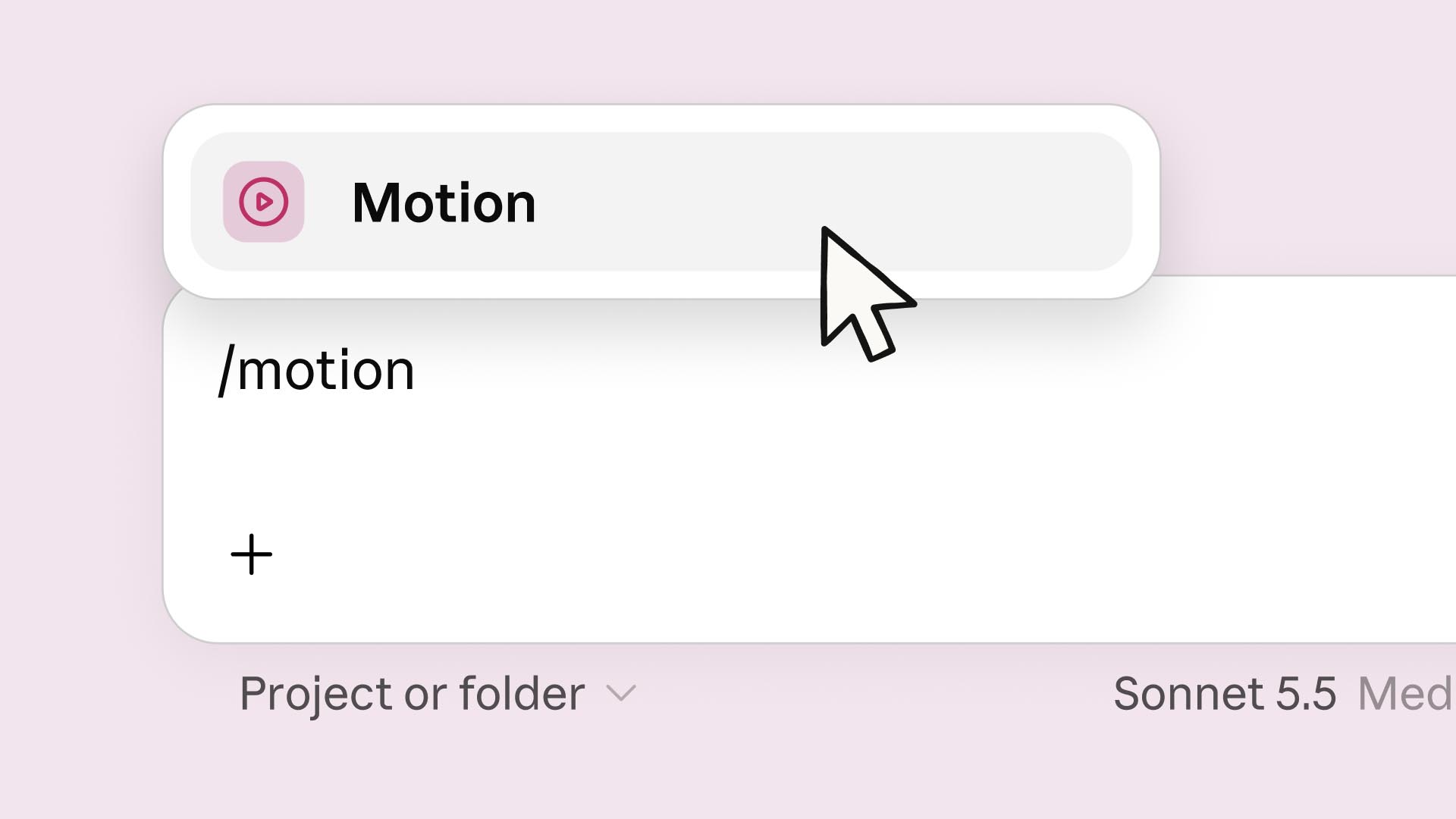 claude motion feature claude motion feature