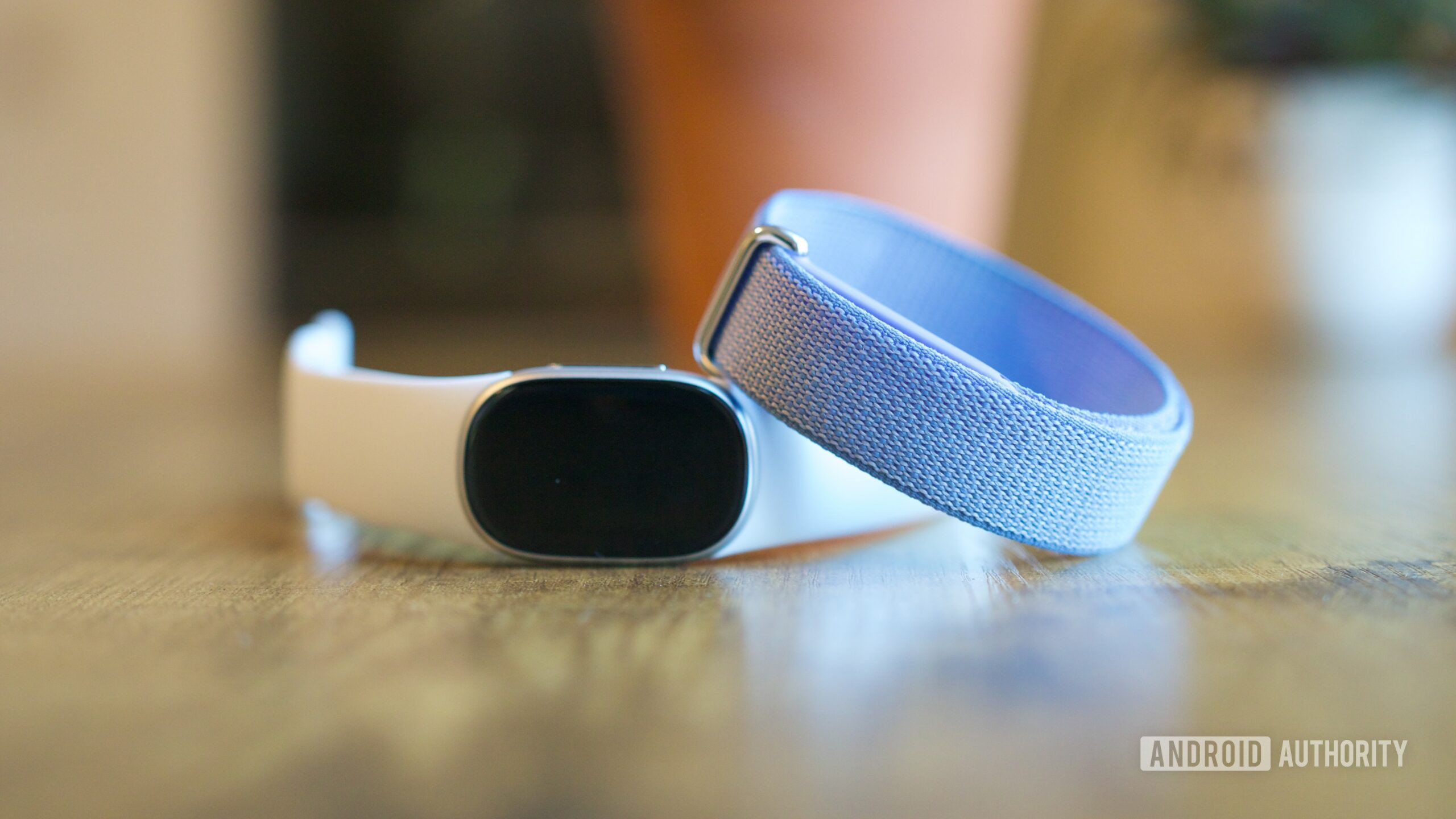 Photo of the Fitbit Edge next to the Fitbit Air.