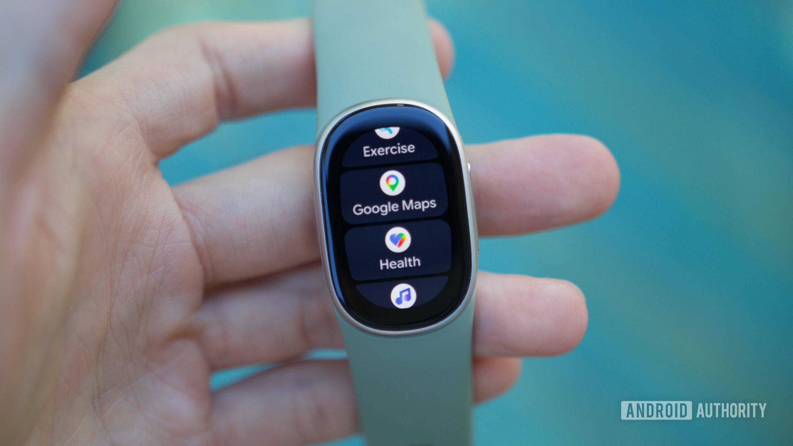 Apps page on the Fitbit Edge,