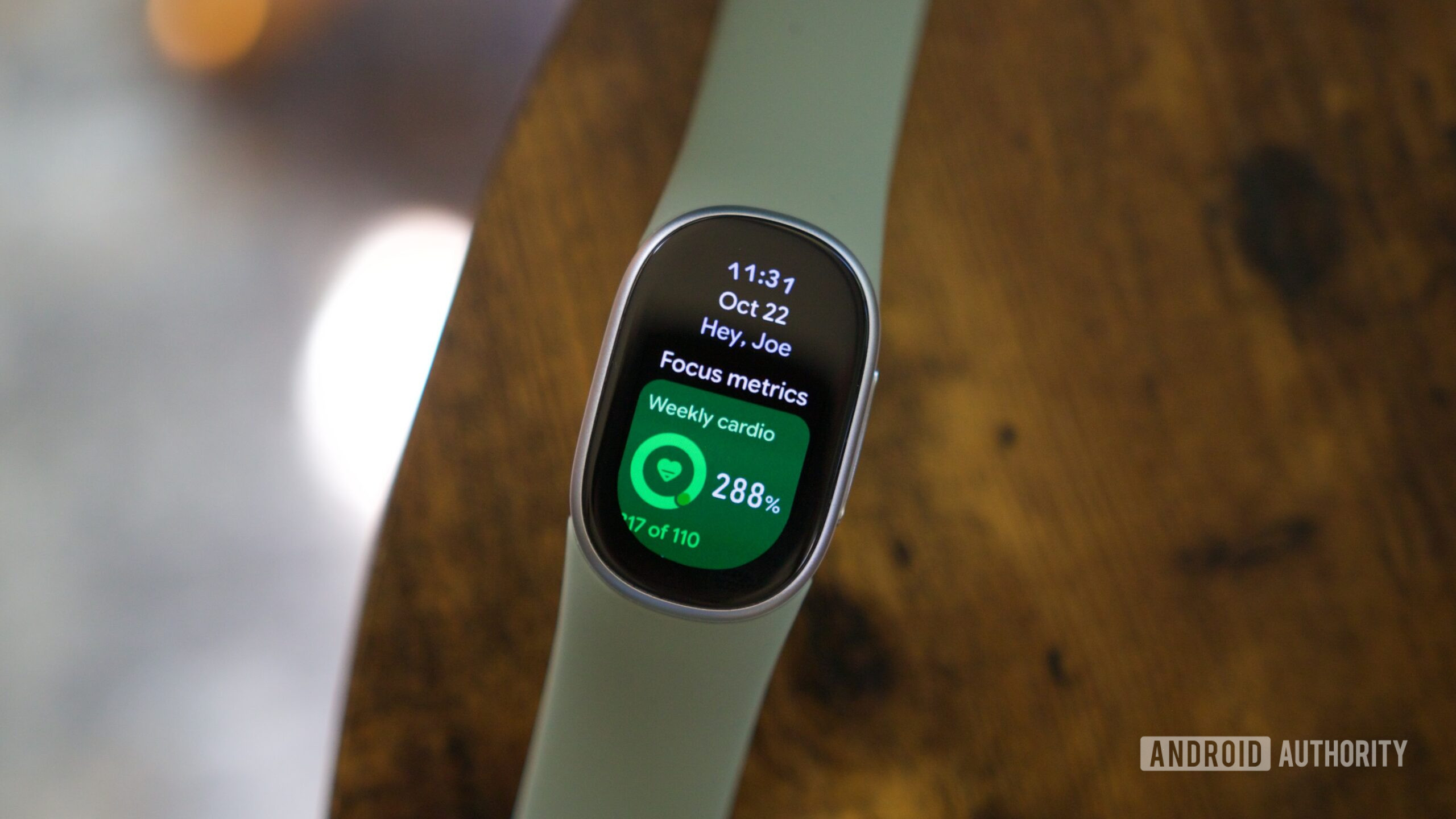 fitbit edge review display Cardio Load progress on the Fitbit Edge.