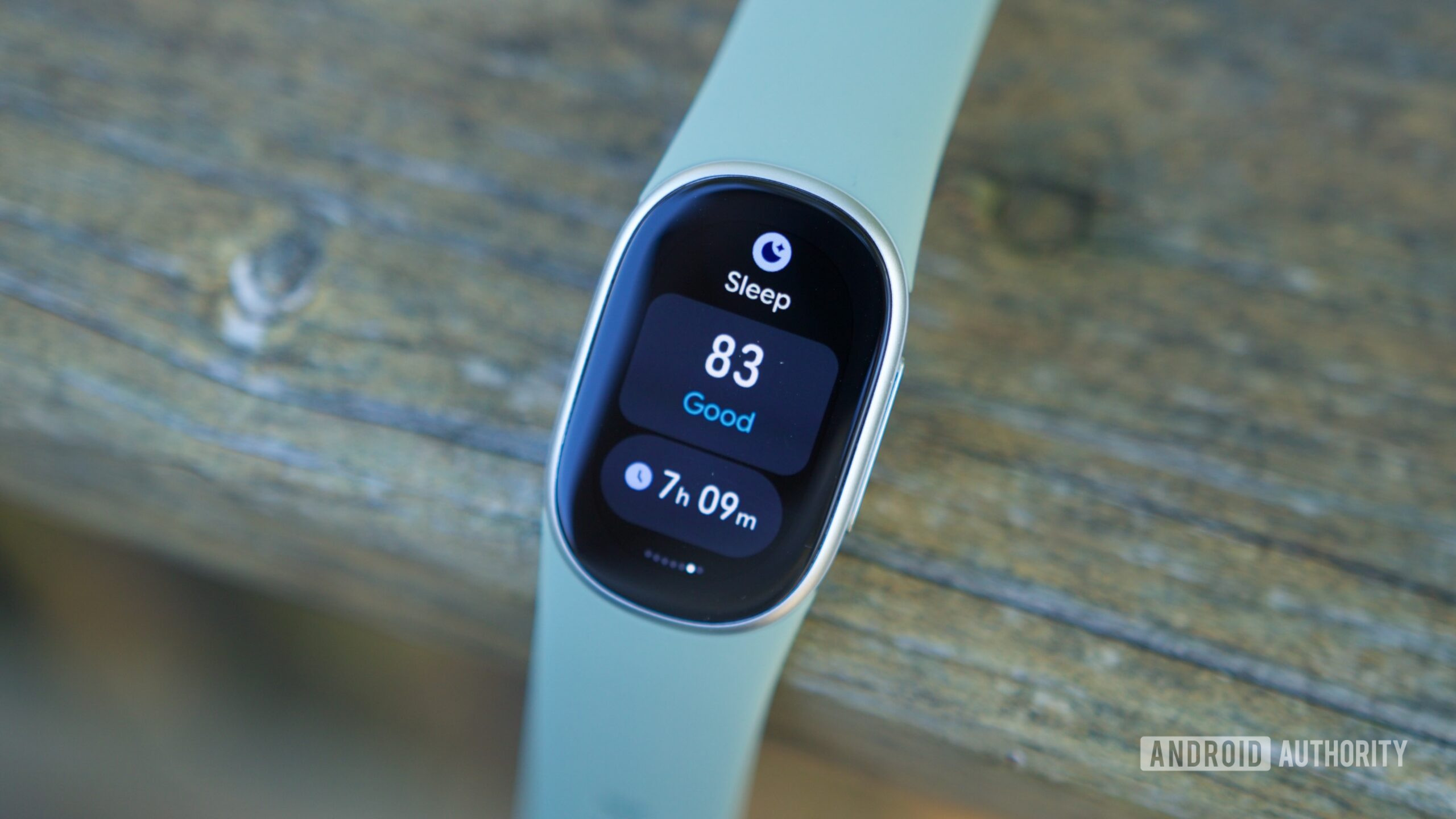 Sleep tile on the Fitbit Edge.
