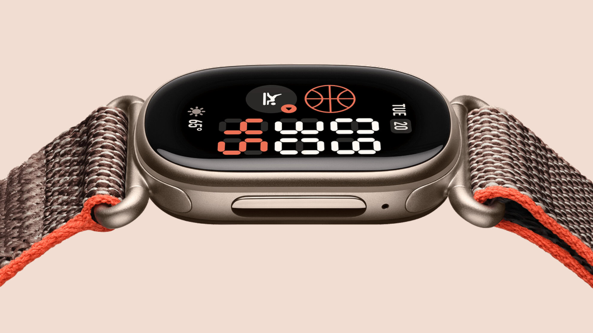 Render of the Fitbit Edge.