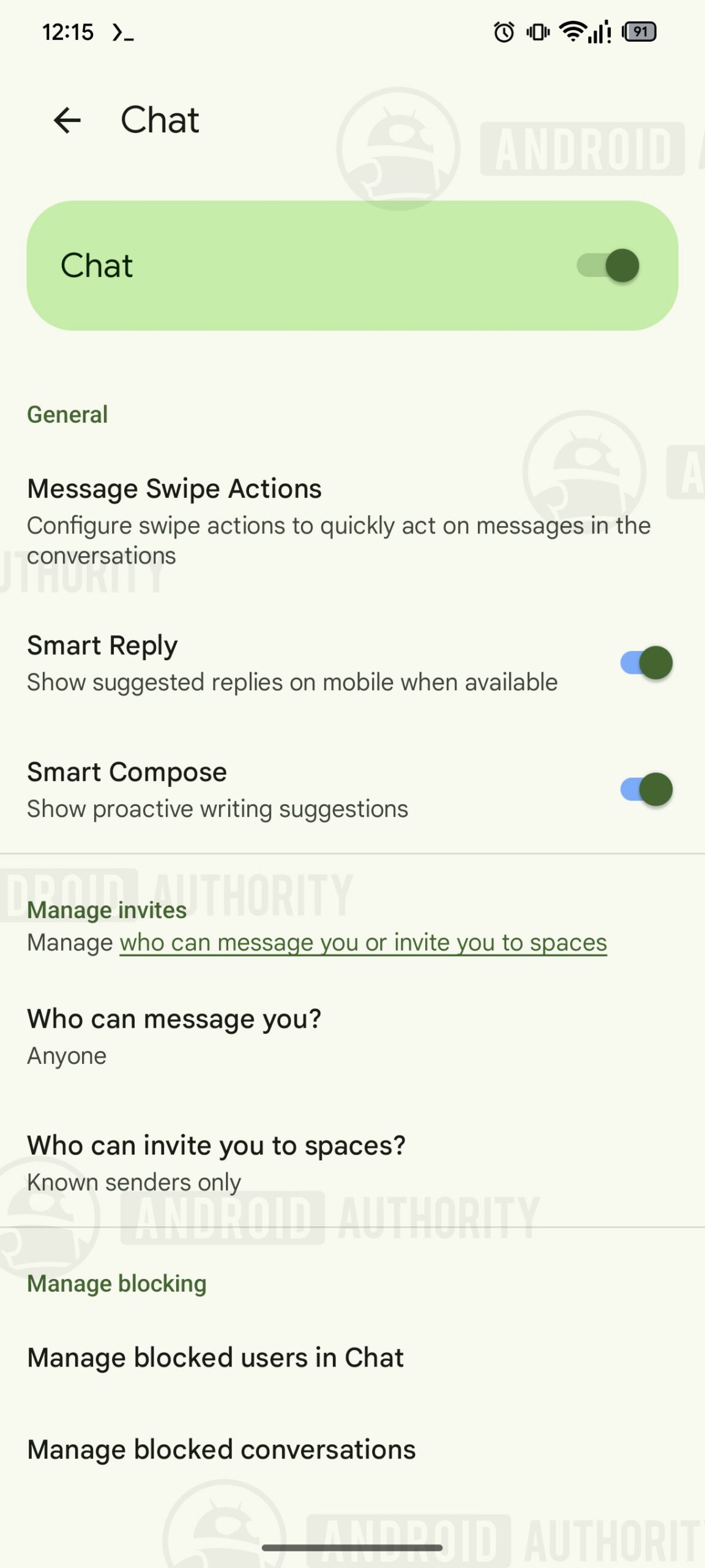 gmail redesigned settings chat settings watermarked