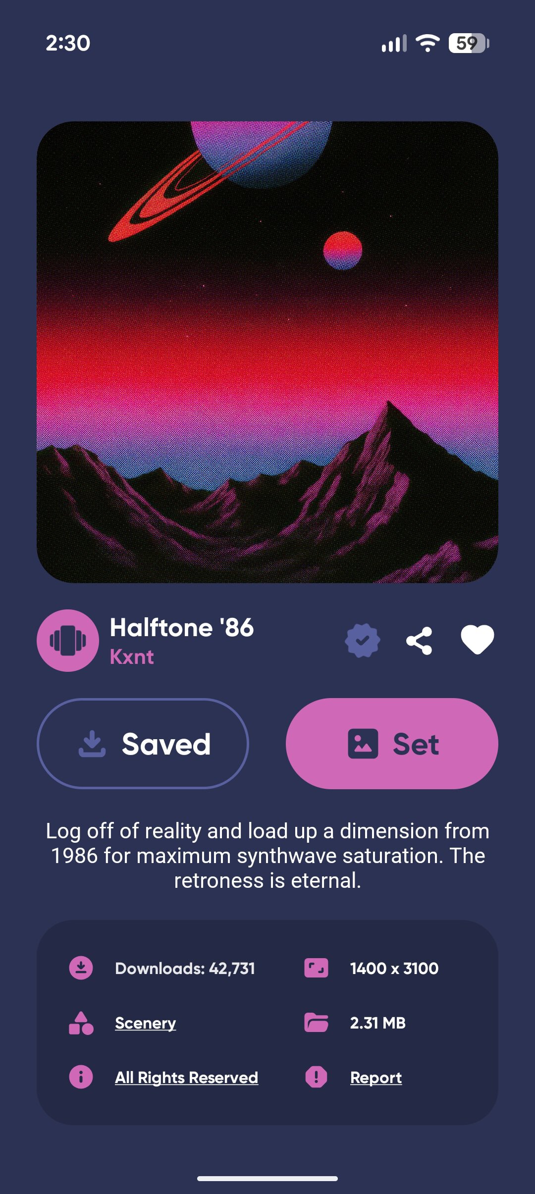 Screenshot of a custom chat theme in Google Messages.