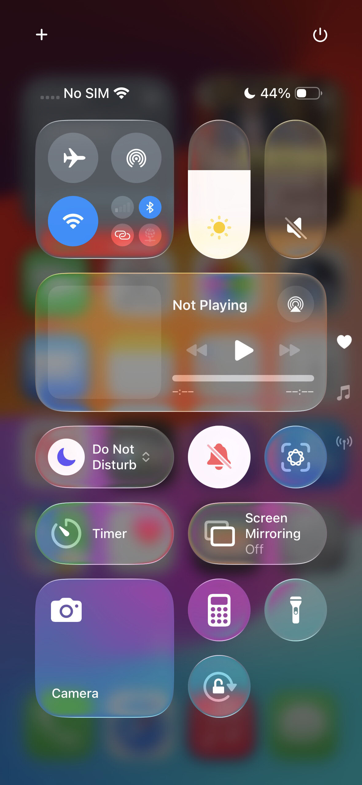 iOS 26 glass UI