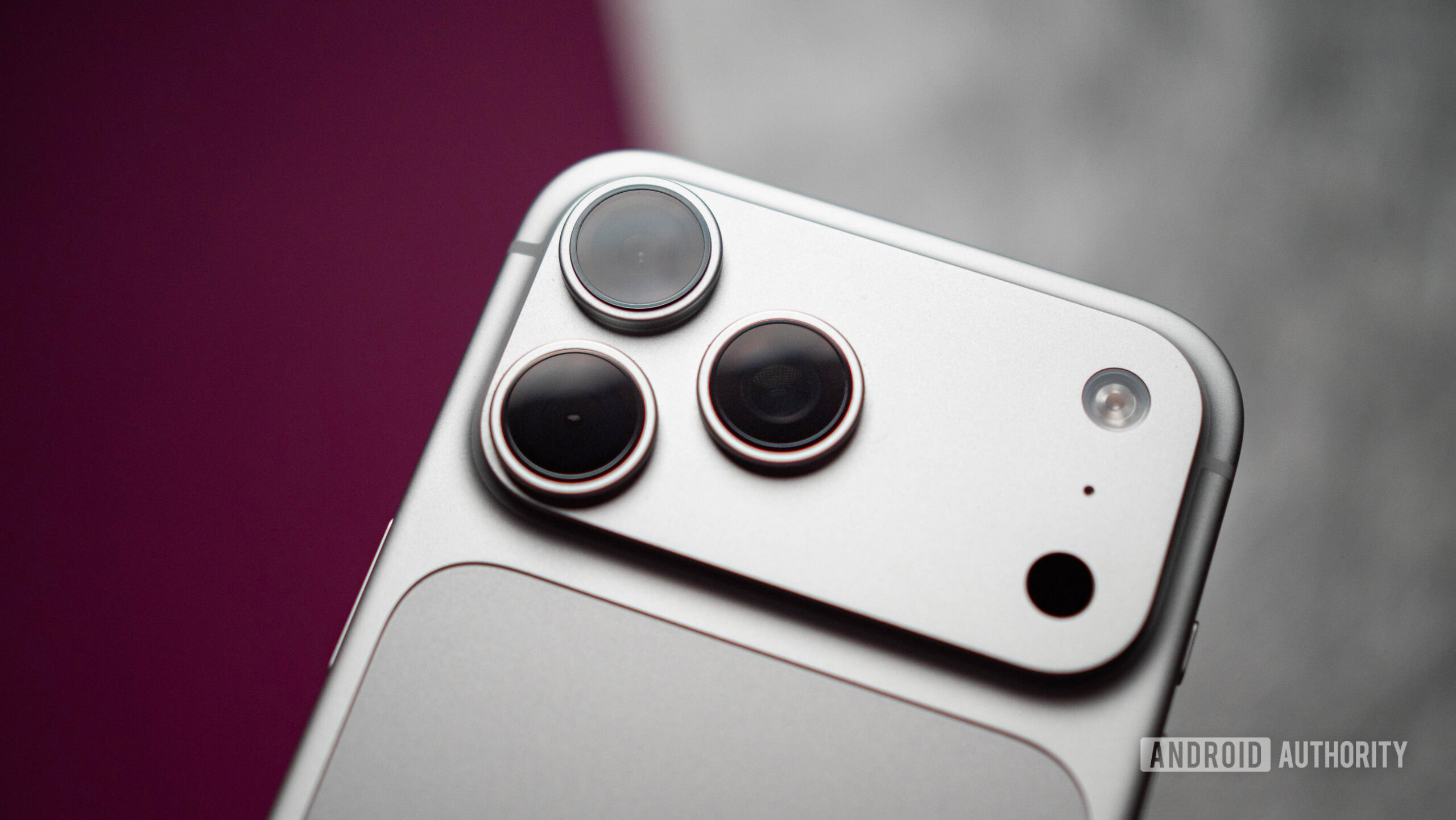 iPhone 18 Pro Max against a colorful background