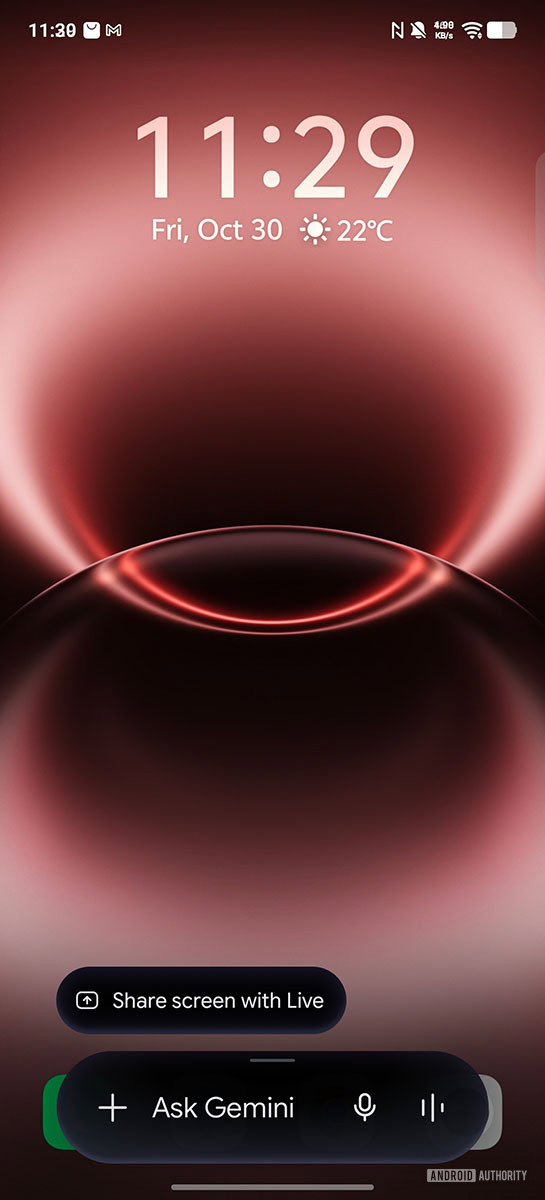new gemini overlay dark mode vivo x300 ultra