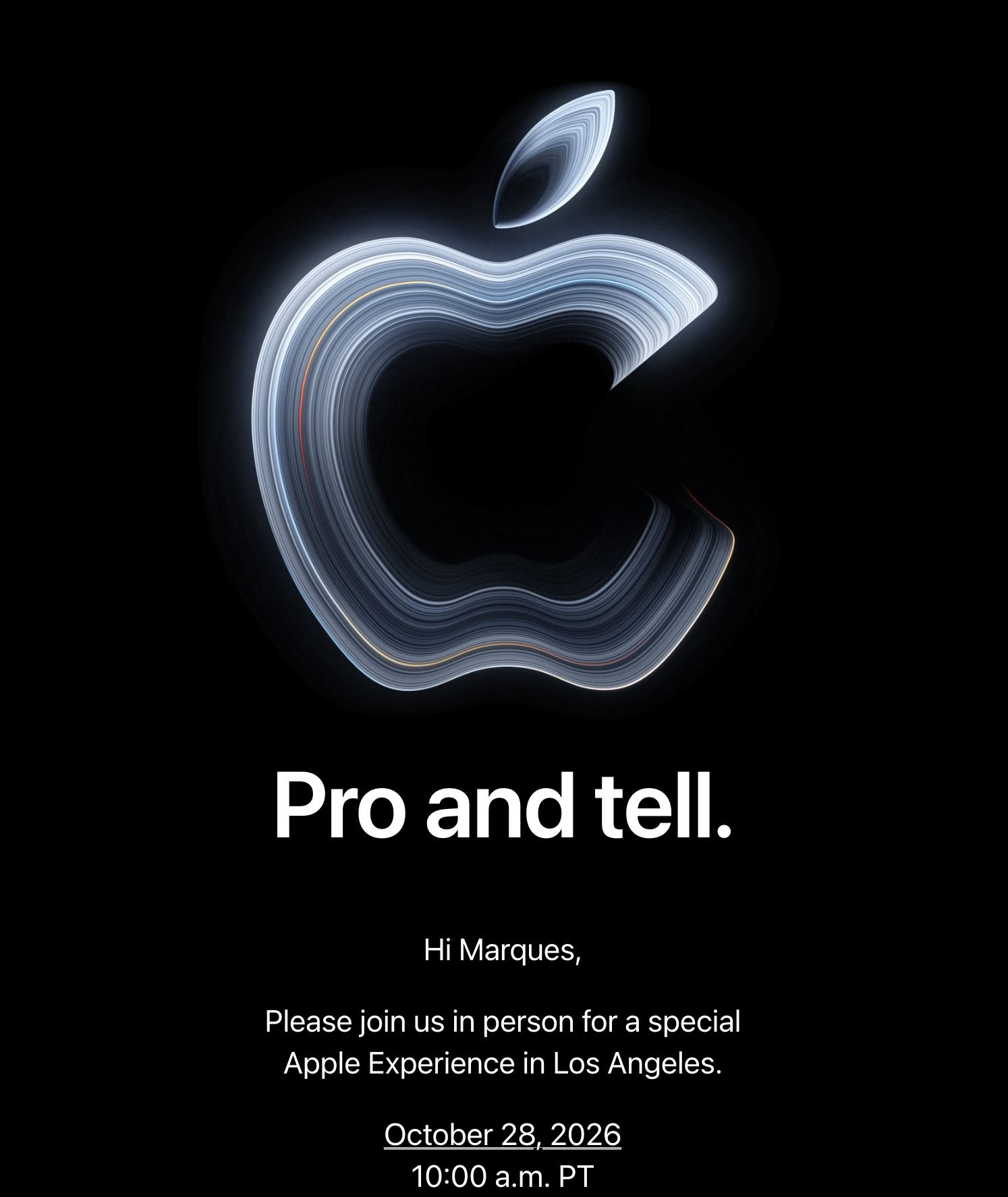 october 28 apple event
