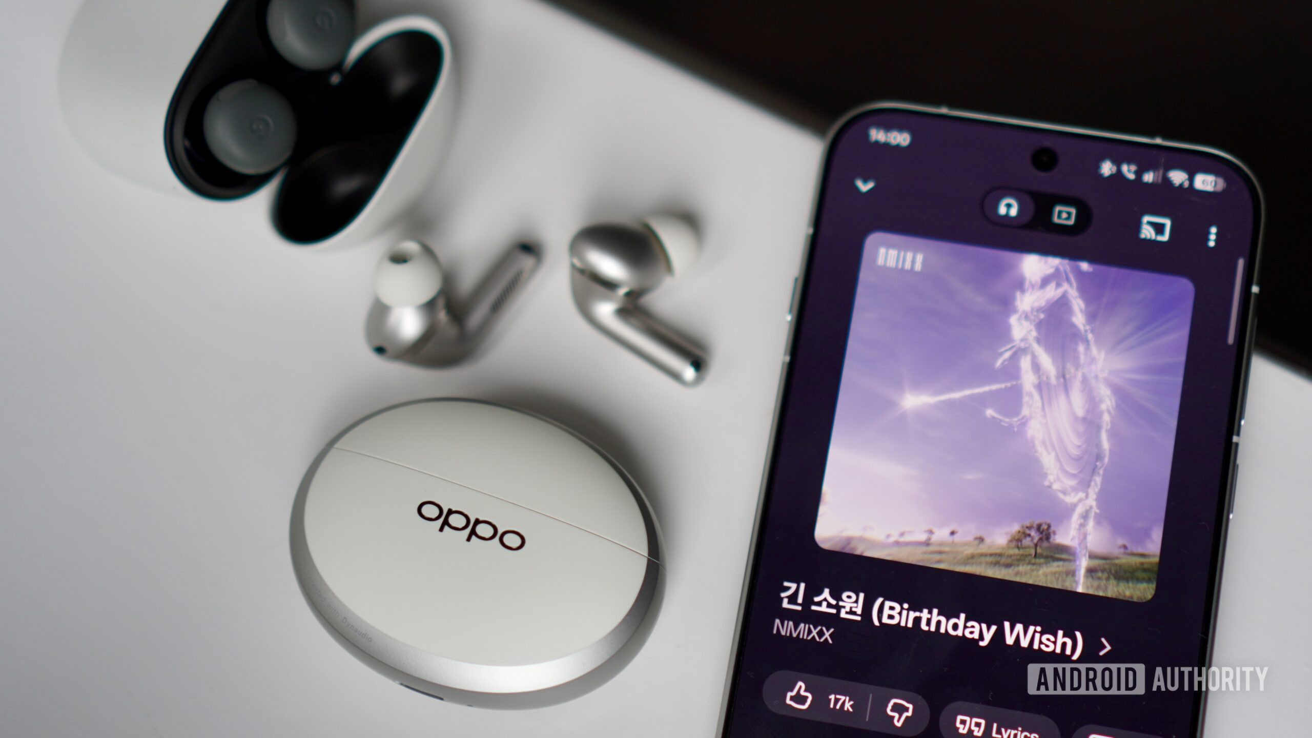 The OPPO Enco X4 with the Google Pixel Buds Pro 2