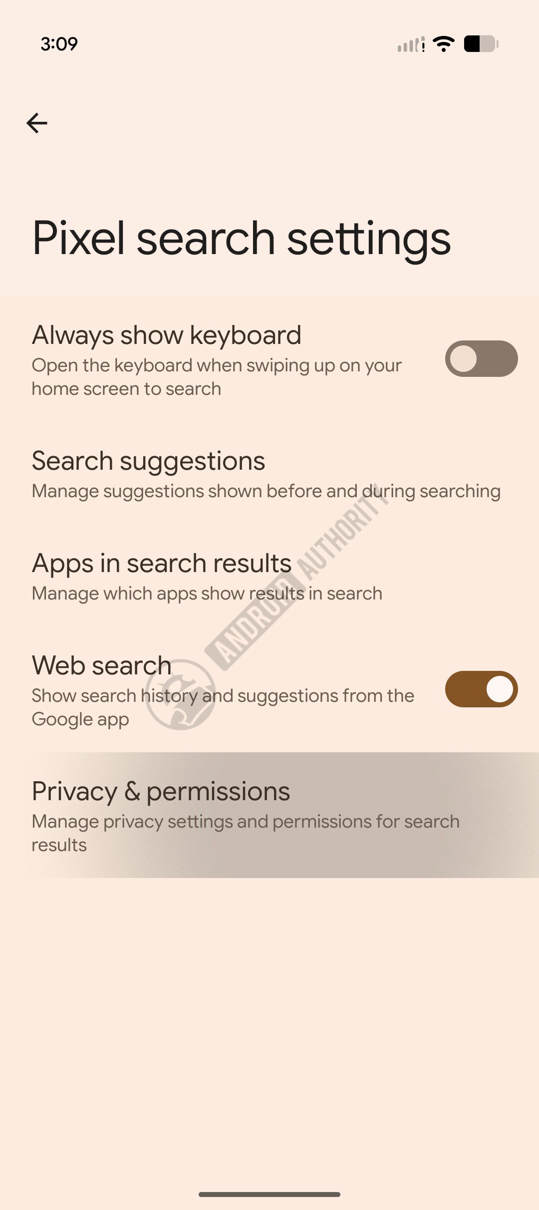 pixel search settings privacy option 1 watermarked