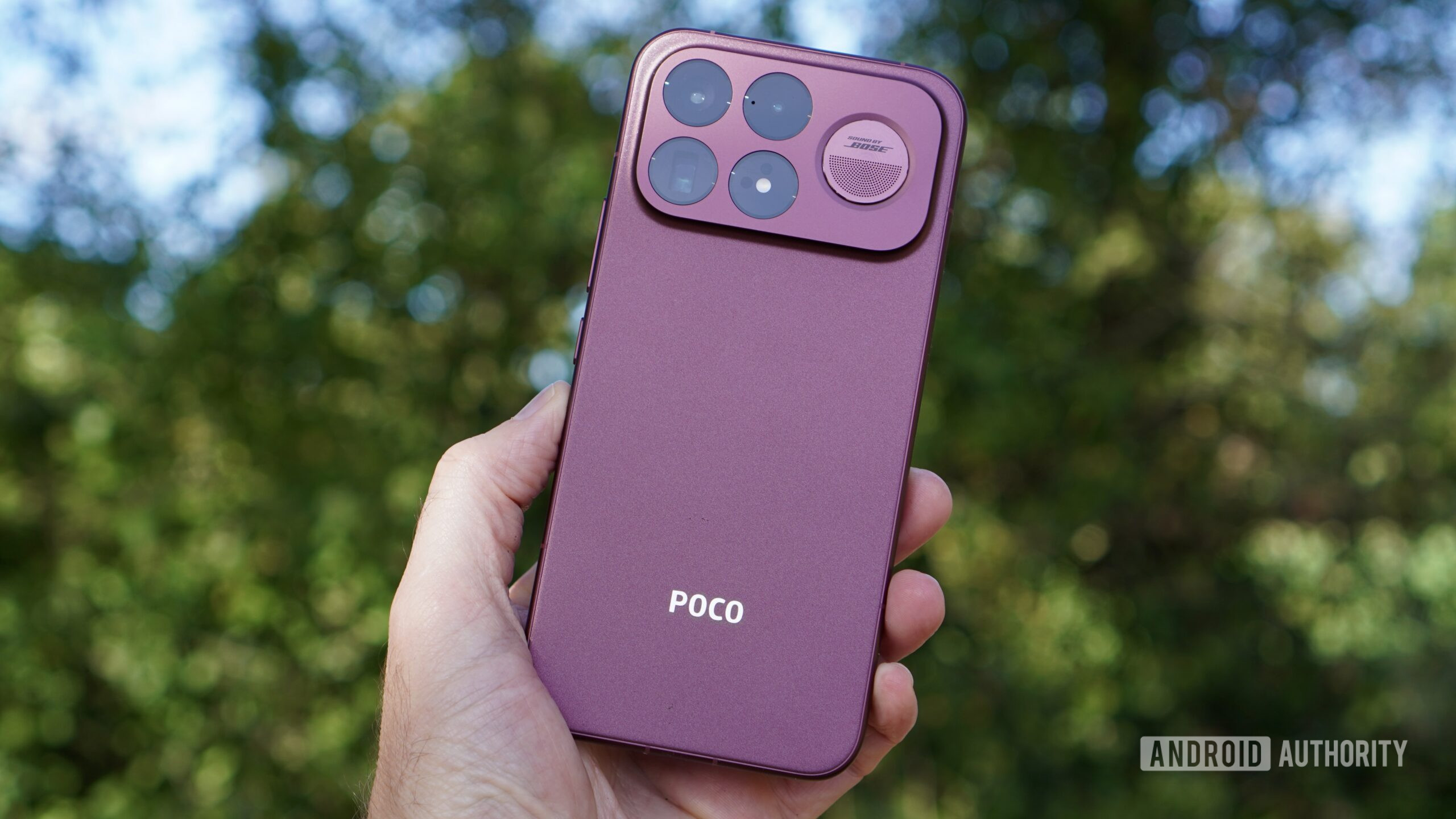 poco f9 ultra hand A person holding the Poco F9 Ultra
