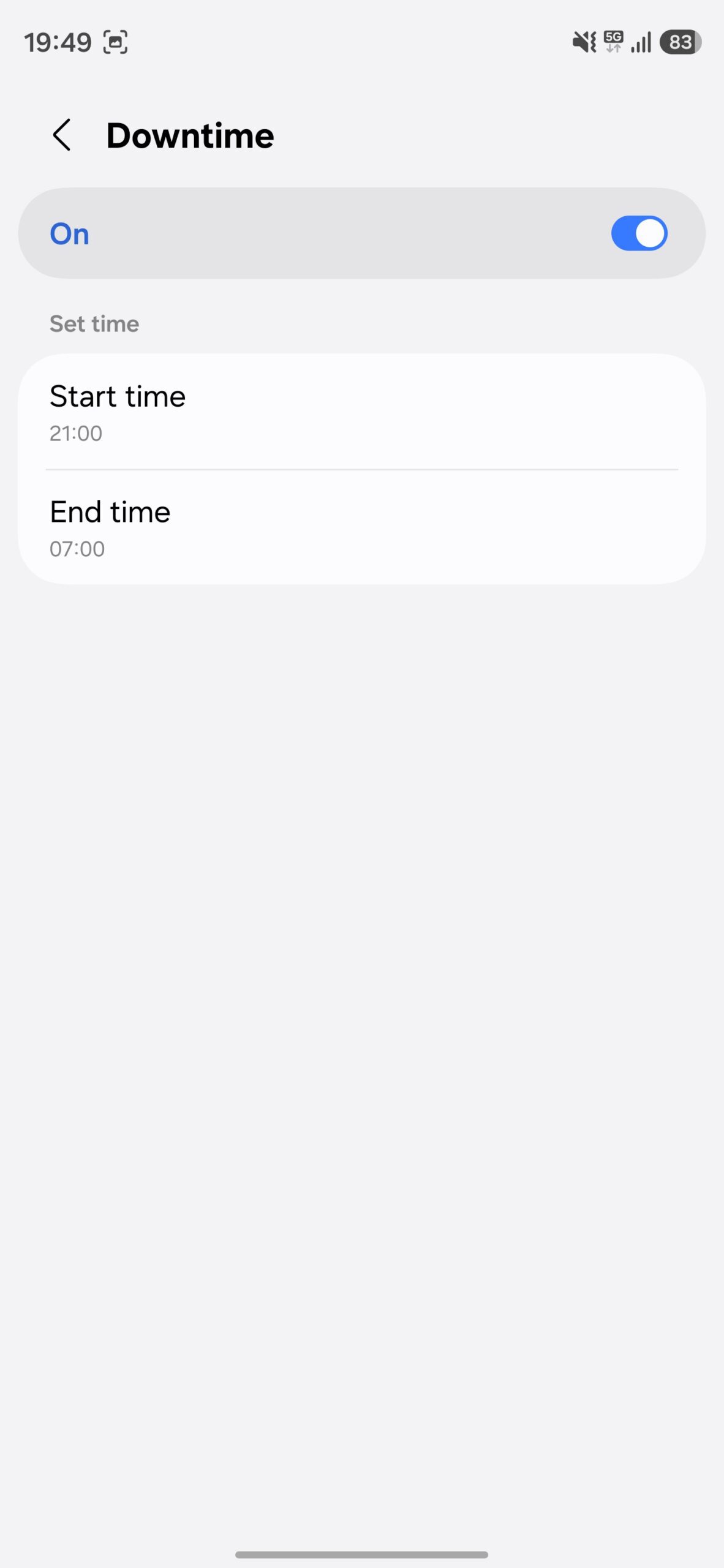Configuring AI Network Guard downtime feature.