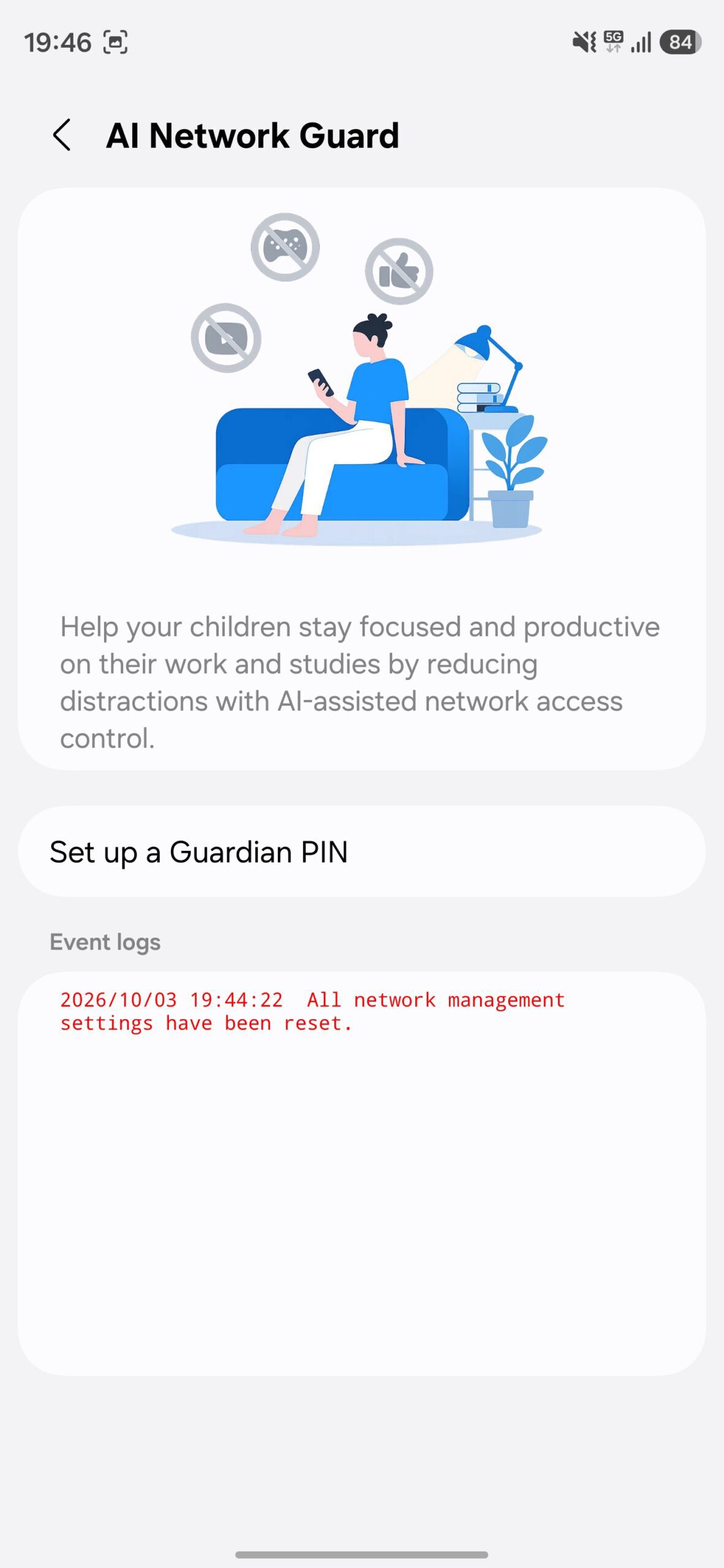 AI Network Guard page.