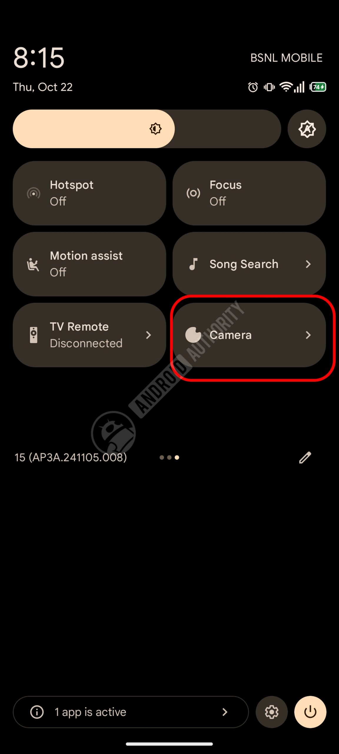 snapseed launch quick settings watermarked