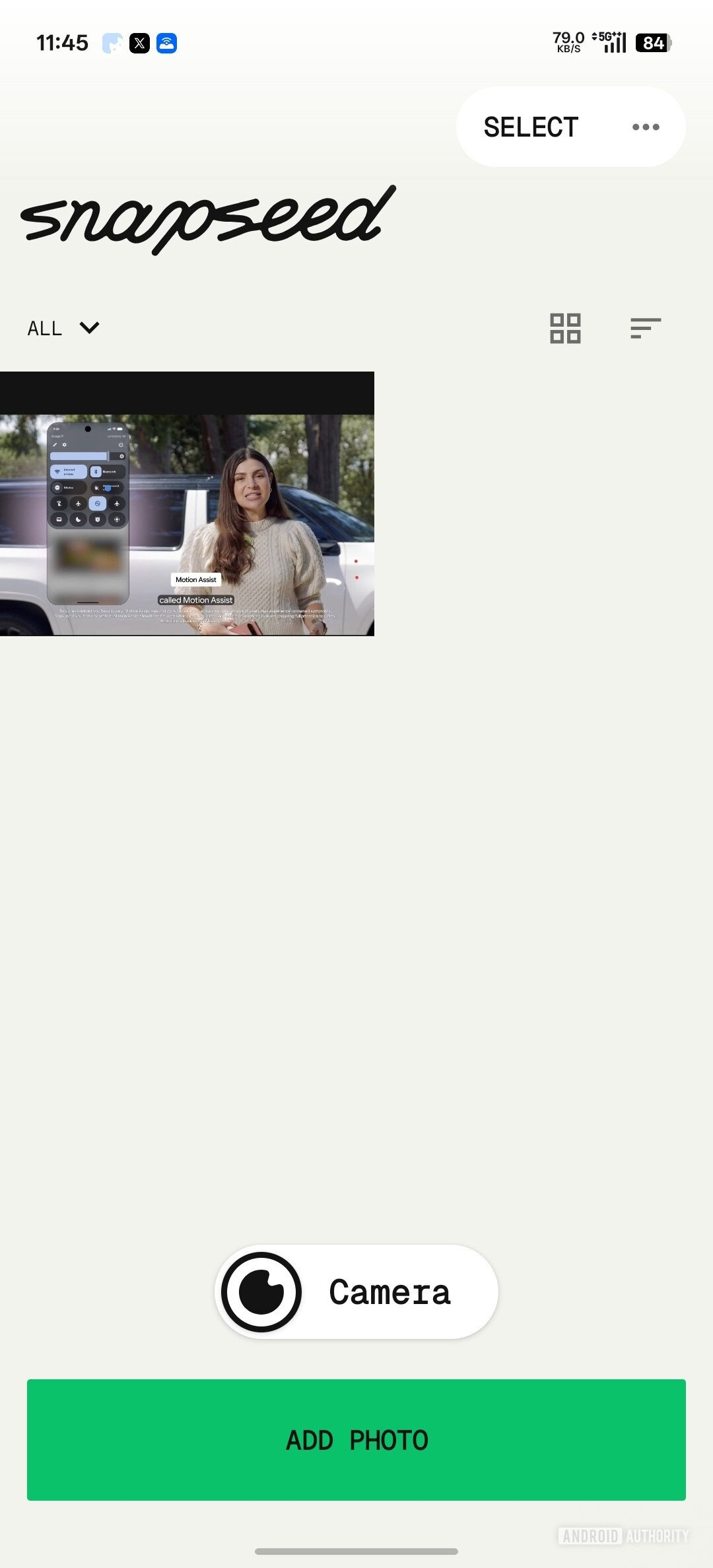 snapseed new add photo ui 1