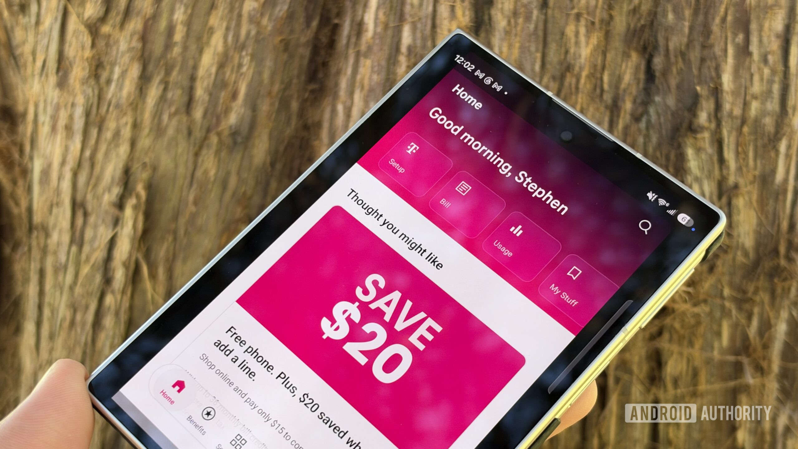t life app main screen t life app main screen