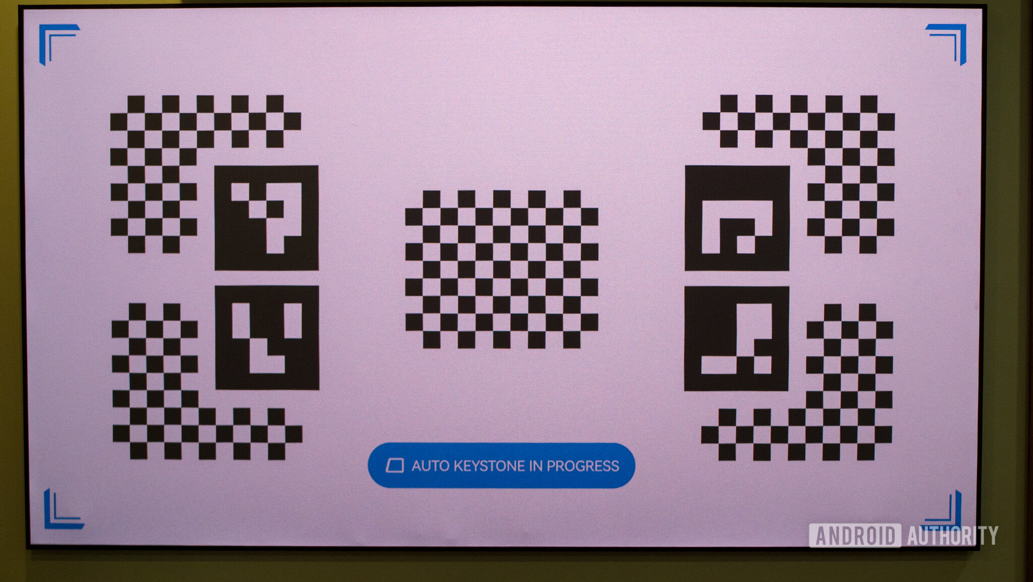 ALR screen with auto keystone ALR screen with auto keystone