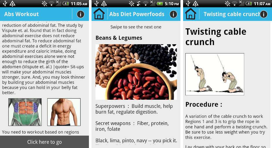 Diet Chart For Abs For