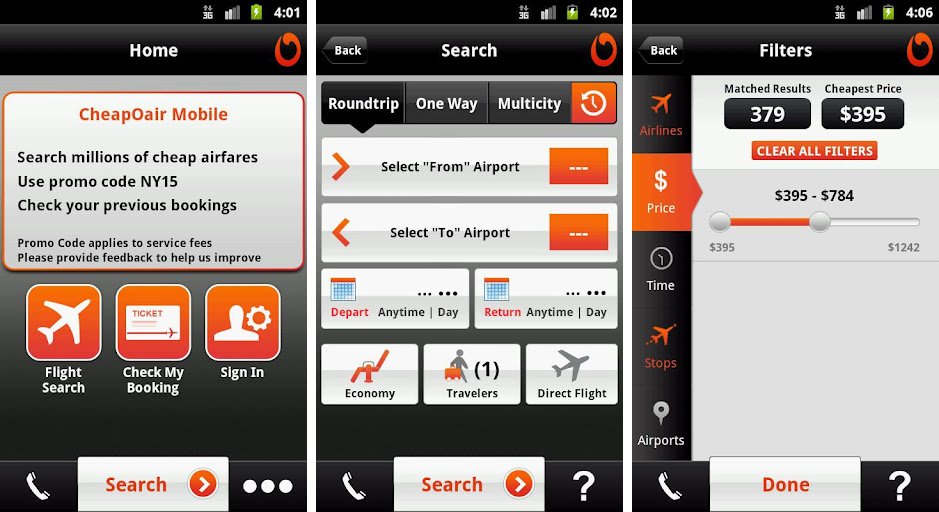 Best Android apps for finding cheap flights