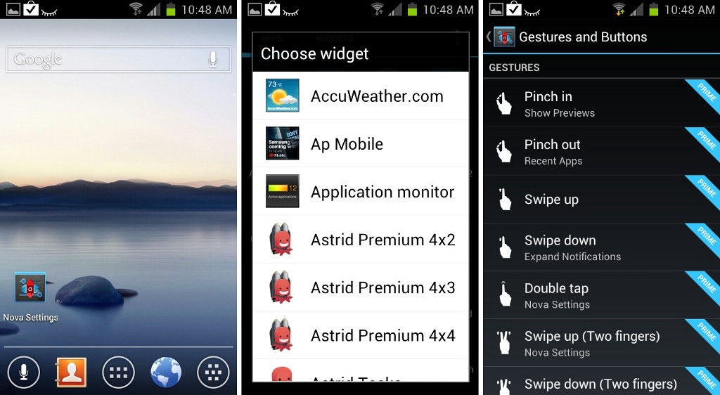 Best homescreen launcher apps for Android