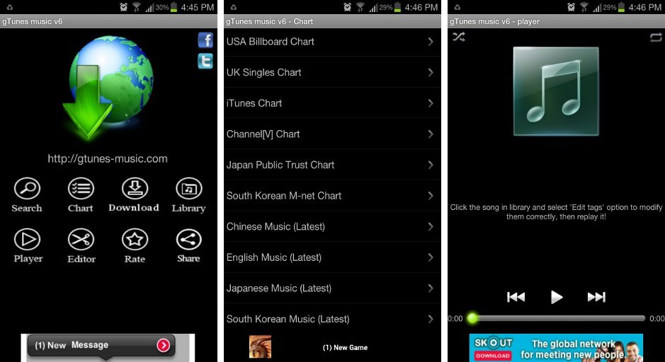 music downloads for free android