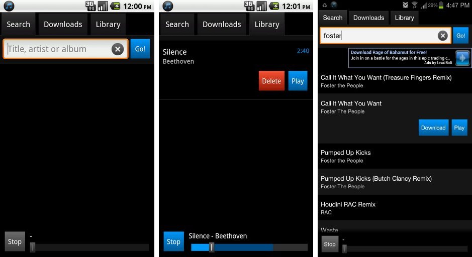 mp3 music downloader android