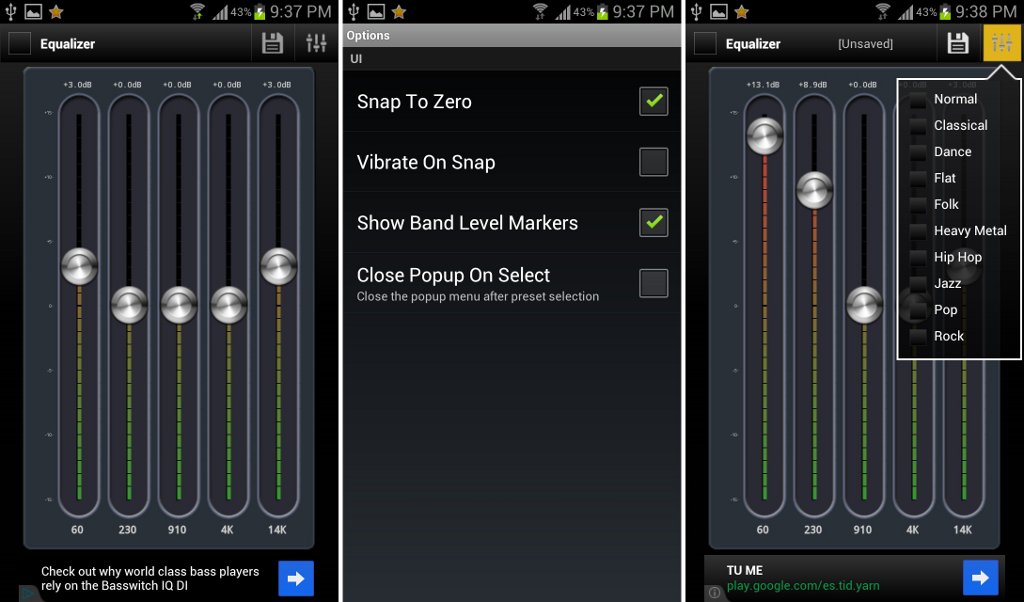 The description of Equalizer & Bass Booster