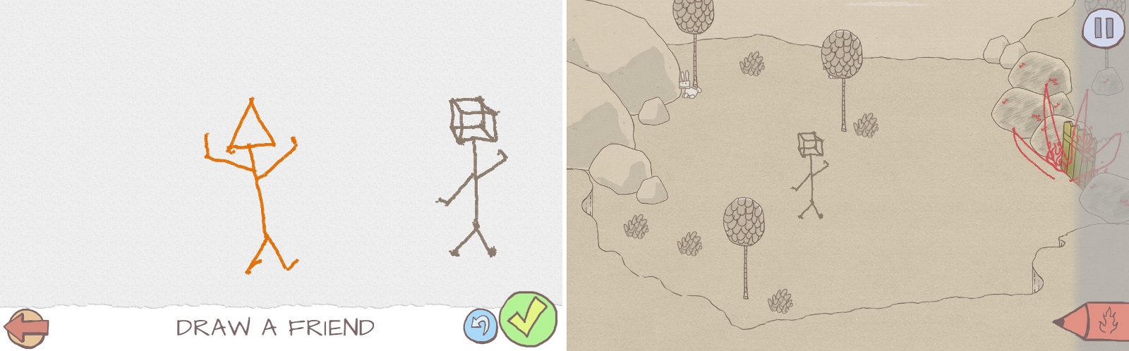 Draw a Stickman Adventure, RPG, and puzzle game in one