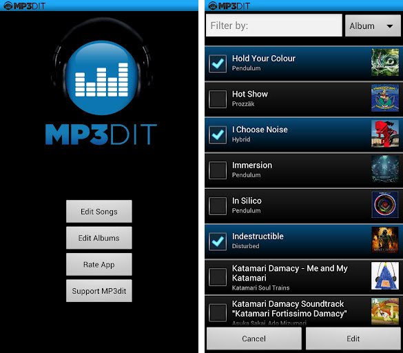 MP3dit Easy editor for ID3 metadata, tags, and album art of your MP3s